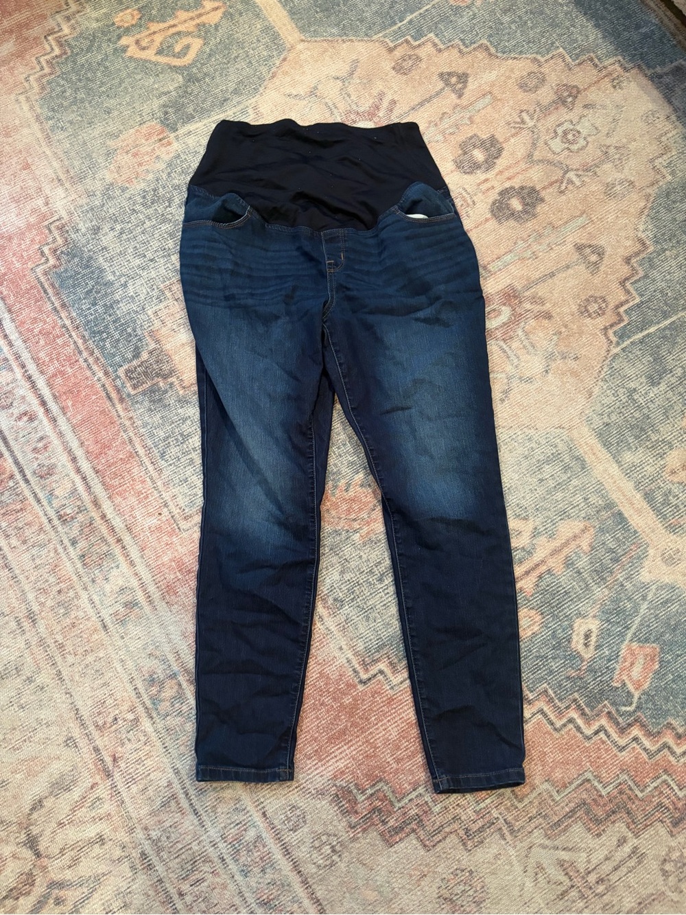 Isabel Maternity Dark Blue Stretch Jeans